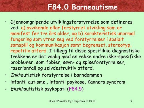 Autisme og Asperger - Skien kommune