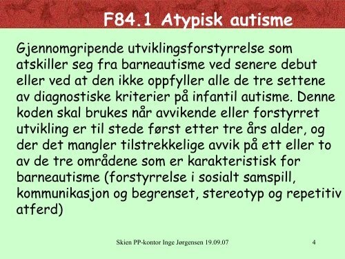 Autisme og Asperger - Skien kommune