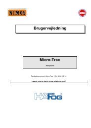 NIMOS Micro-Trac - Henrik A Fog A/S