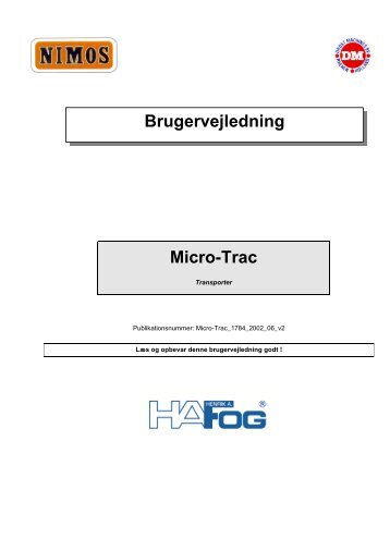 NIMOS Micro-Trac - Henrik A Fog A/S