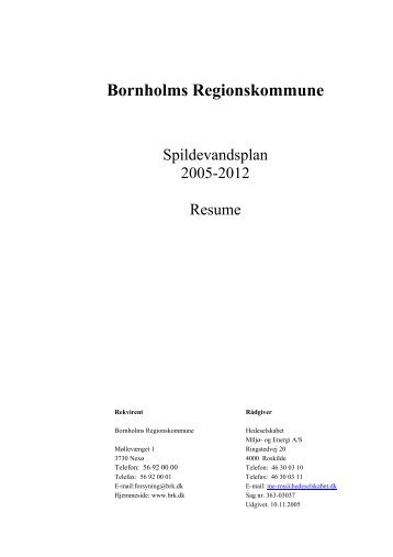 Resume - Bornholms forsyning