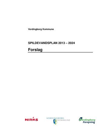 Forslag til Spildevandsplan 2013-2024 - Vordingborg Kommune