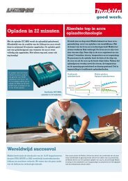 Opladen in 22 minuten - Makita