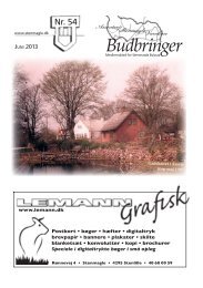 Budbringer nr. 54 - juni 2013 - Stenmagle Bylaug