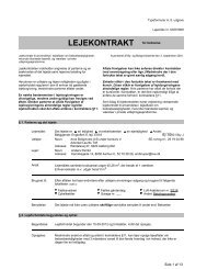 LEJEKONTRAKT for beboelse - Ungbodanmark.dk