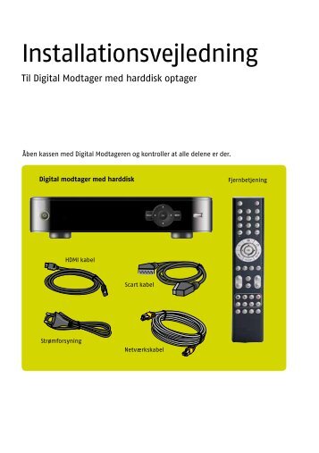 Installationsvejledning - DLG Tele