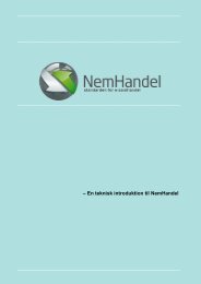 – En teknisk introduktion til NemHandel - Digitalisér.dk