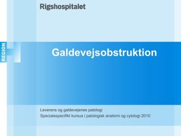 Galdevejsobstruktion