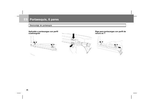 Portaesquís, 6 pares - Volvo Cars Accessories Web