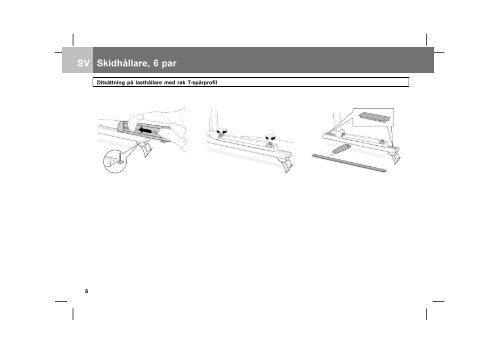 Portaesquís, 6 pares - Volvo Cars Accessories Web