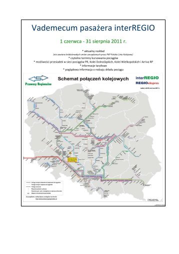 Vademecum pasażera interREGIO - Przewozy Regionalne