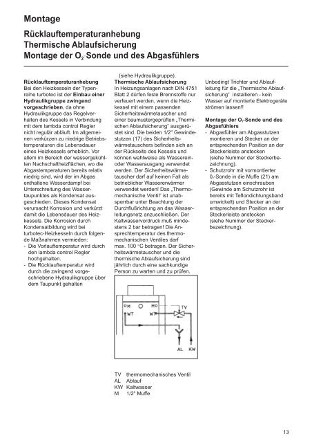 Installationsanleitung für die autorisierte Fachkraft turbotec ... - Strebel