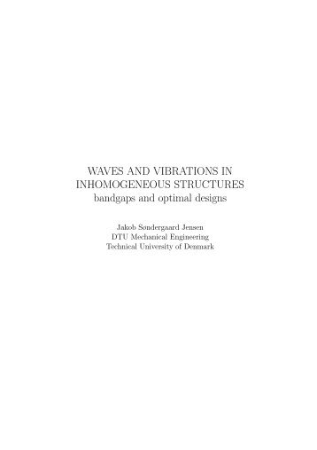 WAVES AND VIBRATIONS IN INHOMOGENEOUS STRUCTURES ...