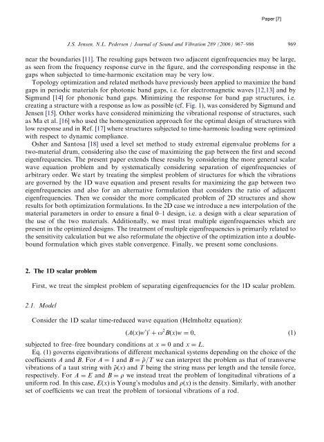 WAVES AND VIBRATIONS IN INHOMOGENEOUS STRUCTURES ...