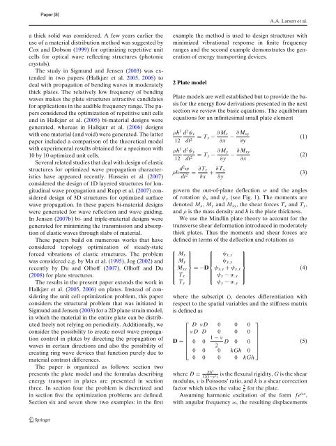 WAVES AND VIBRATIONS IN INHOMOGENEOUS STRUCTURES ...