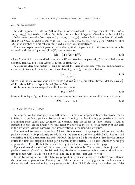 WAVES AND VIBRATIONS IN INHOMOGENEOUS STRUCTURES ...