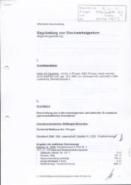 Begründung von Stockwerkeigentum - immoMARTI