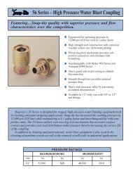 56 Series – High Pressure Water Blast Coupling - Norden