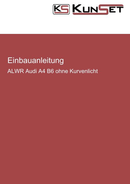 ALWR Audi A4 B6 ohne