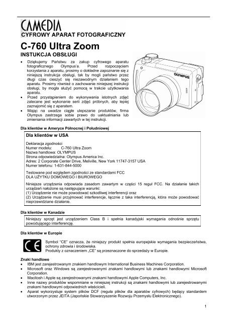 Olympus C760