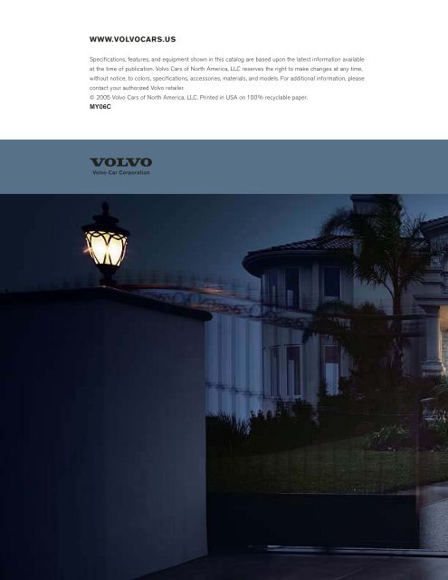 2006 Volvo S80 Brochure