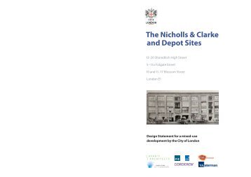 The Nicholls & Clarke and Depot Sites - Tower Hamlets Council