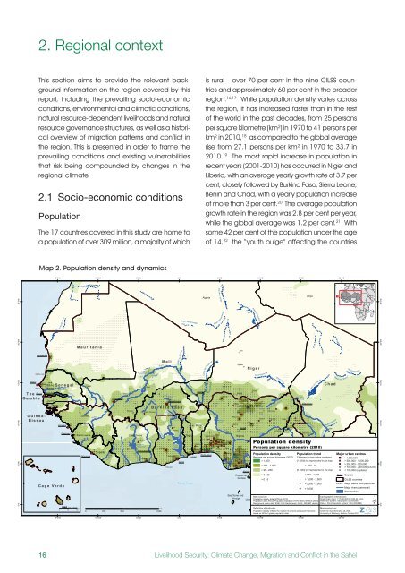 Livelihood Security: Climate change, conflict and migration in - UNEP