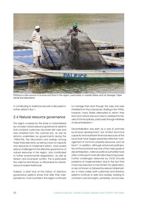 Livelihood Security: Climate change, conflict and migration in - UNEP