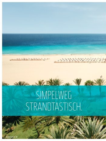 SIMPELWEG STRANDTASTISCH.