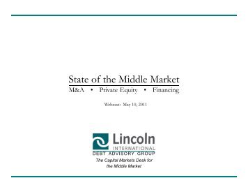 State of the Middle Market - Lincoln International