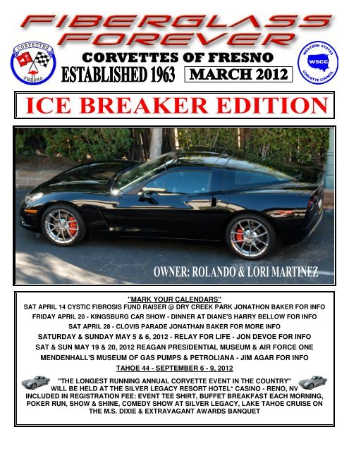 saturday & sunday may 5 & 6, 2012 - Vette Car Club - Fresno