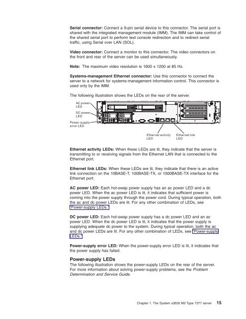 System x3630 M3 Type 7377: Installation and User?s Guide