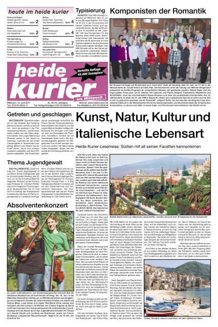 Kunst, Natur, Kultur und italienische Lebensart