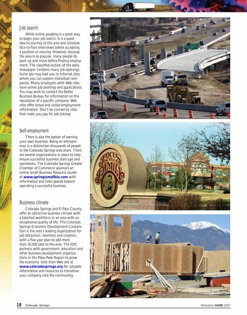 Colorado Springs and El Paso County Relocation ... - Keep Trees