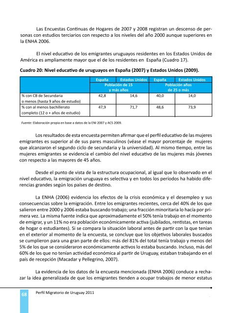 Perfil Migratorio de Uruguay - IOM Publications