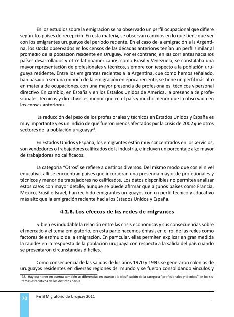 Perfil Migratorio de Uruguay - IOM Publications