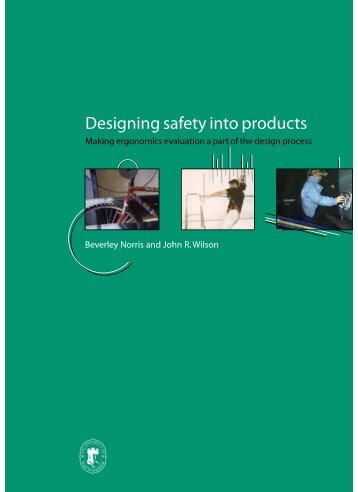 Designing safety into products - DTI Home Page