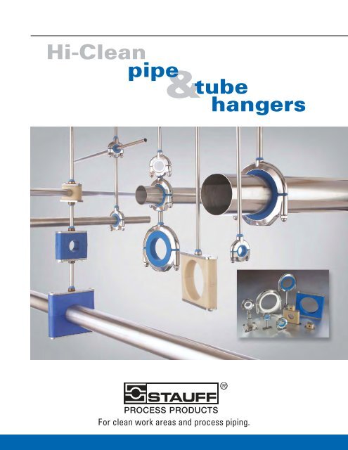 Stauff Hi Clean Pipe And Tube Supports