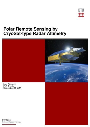 Polar Remote Sensing by CryoSat-type Radar Altimetry - DTU Orbit