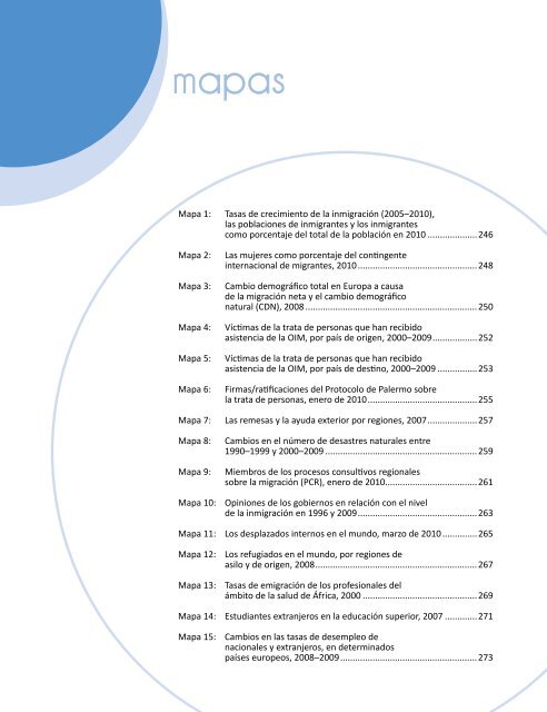 informe sobre las migraciones en el mundo 2010 - IOM Publications