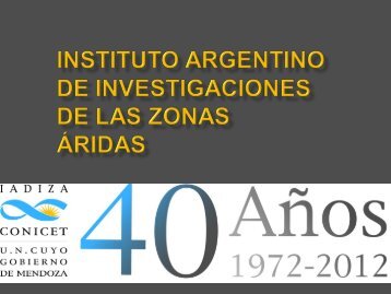 Instituto Argentino de Investigaciones de las Zonas Áridas