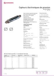 Capteurs électroniques de pression. 0 … 800 bar - Norgren