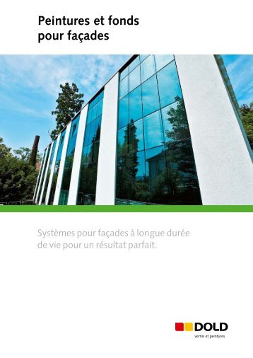 Peintures et fonds pour façades - Dold AG