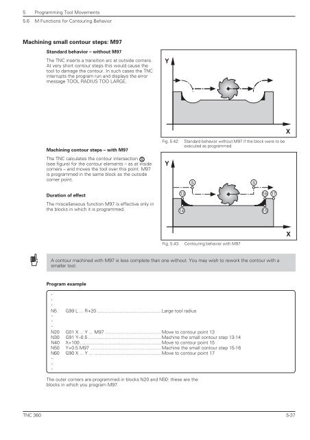 User's Manual ISO TNC 360 (260020xx, 280490xx) - heidenhain