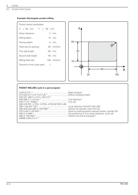 User's Manual ISO TNC 360 (260020xx, 280490xx) - heidenhain