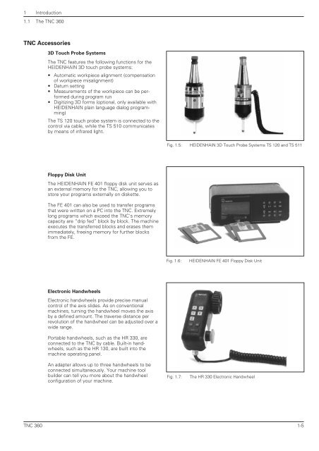 User's Manual ISO TNC 360 (260020xx, 280490xx) - heidenhain