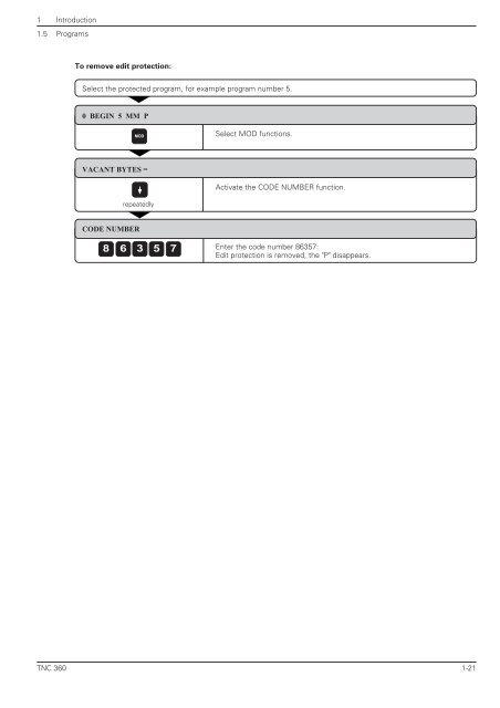 User's Manual ISO TNC 360 (260020xx, 280490xx) - heidenhain