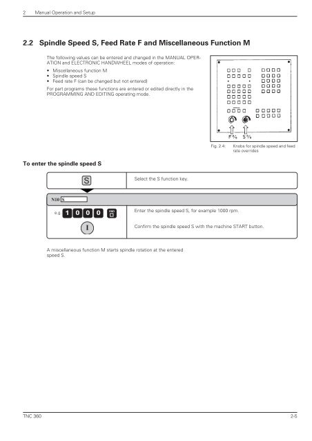 User's Manual ISO TNC 360 (260020xx, 280490xx) - heidenhain