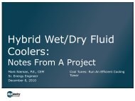 Hybrid Wet/Dry Fluid Coolers - Resource Venture