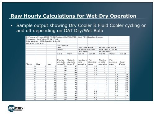 Hybrid Wet/Dry Fluid Coolers - Resource Venture